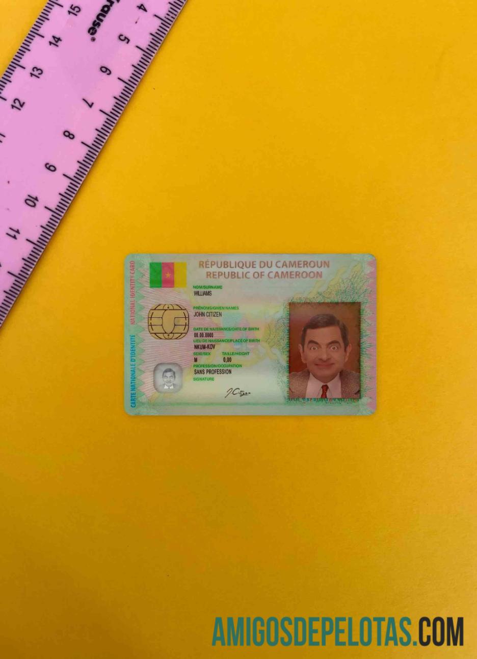 Cameroon ID olhar de foto frente modelo